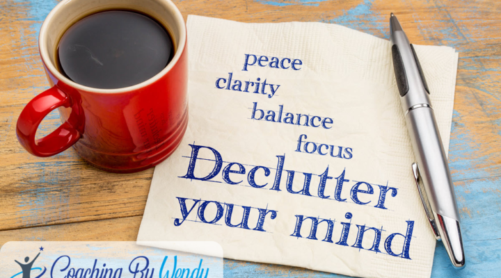 declutter your mind message